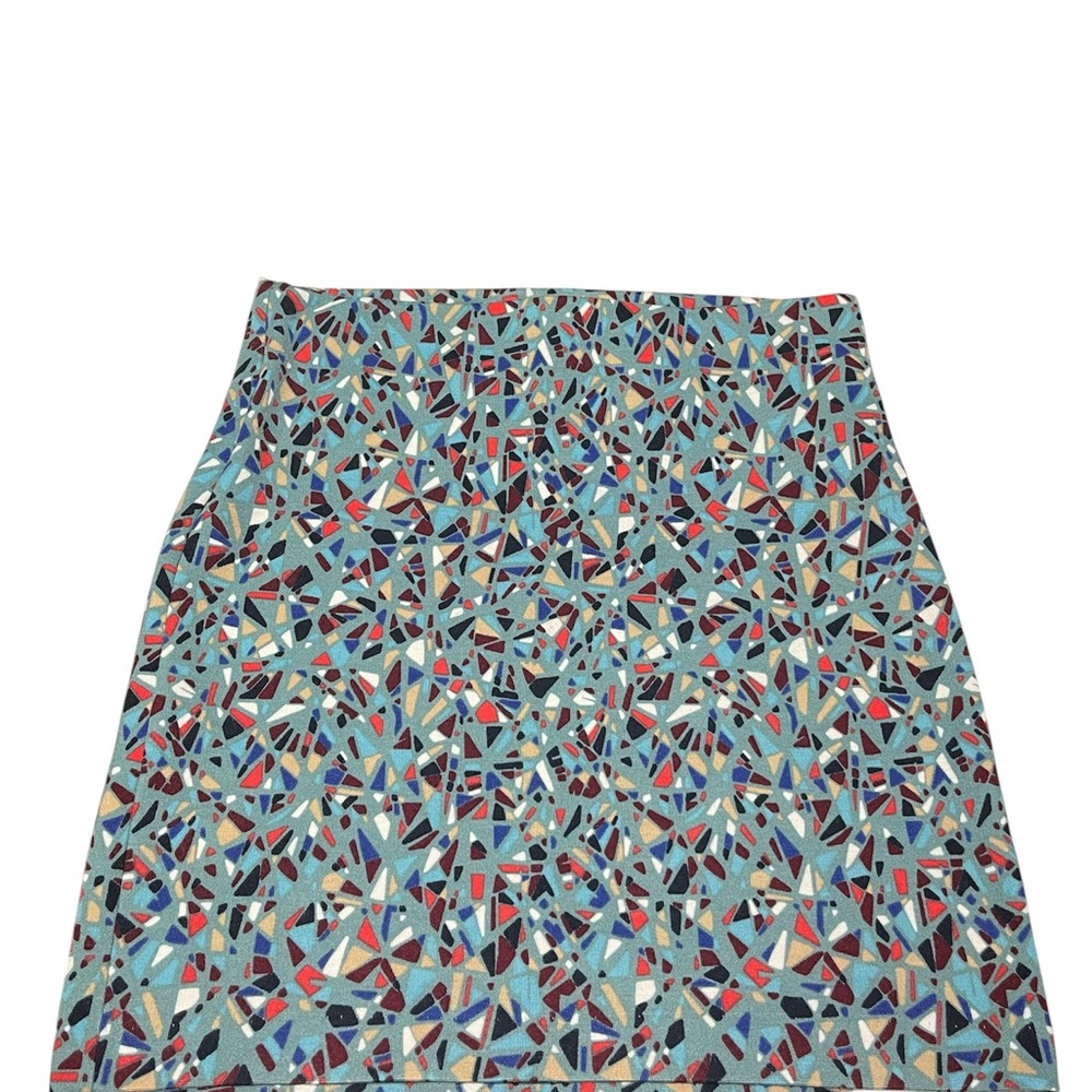 BCBGeneration Blue and Pink Mini Pencil Skirt Casual
